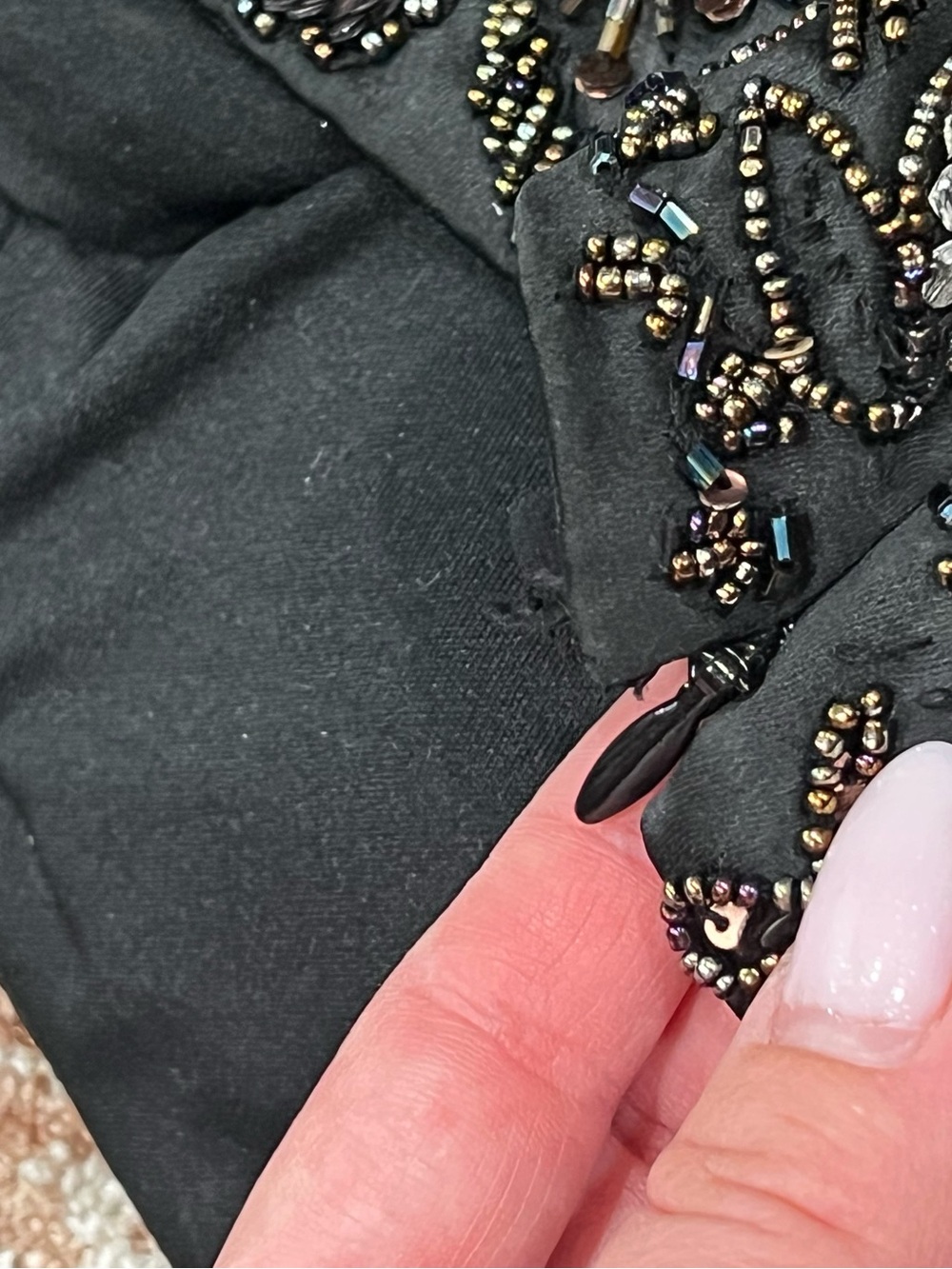 Mr K 100% Silk Beaded Halter Fairy Tank - Picture 12 of 12